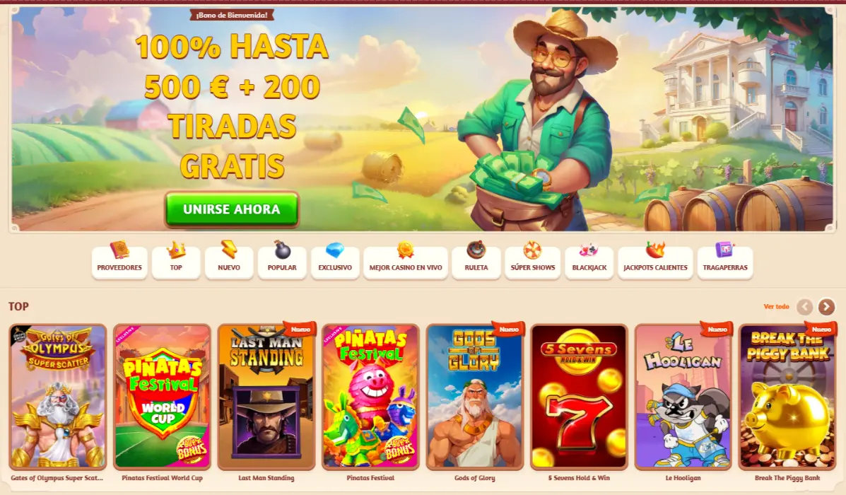 BillyBets Página principal
